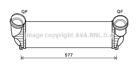 AVA QUALITY COOLING Välijäähdytin BW4543